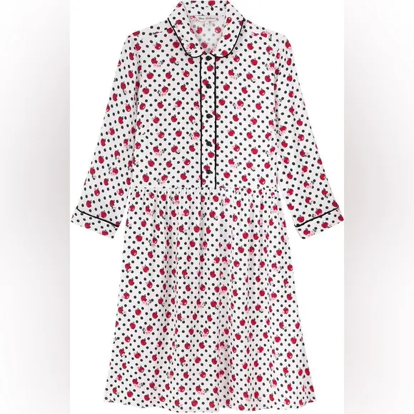 Disney x Cath Kidston Snow White Apple Polka Dot Dress NWT Size 12