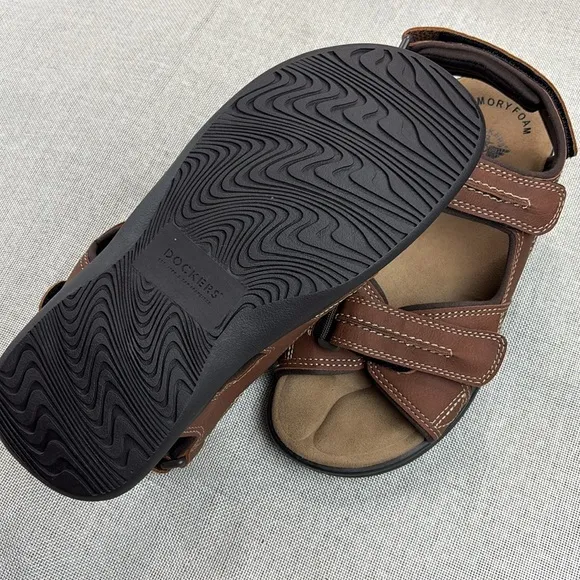 Dockers Mens Newpage Casual Comfort Outdoor Sport Adjustable Sandal Shoe Size 8W