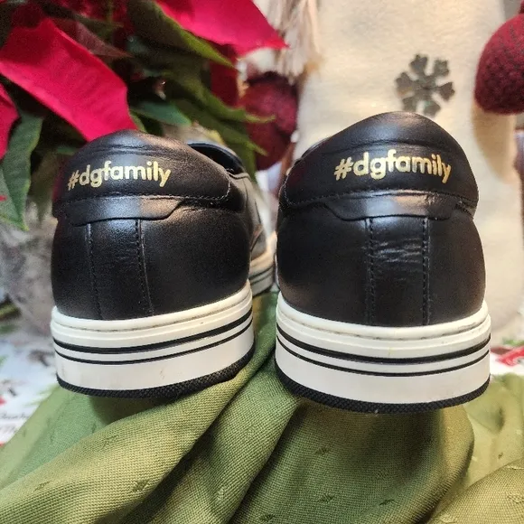 Dolce &amp; Gabbana Black Sneakers Men's size   8