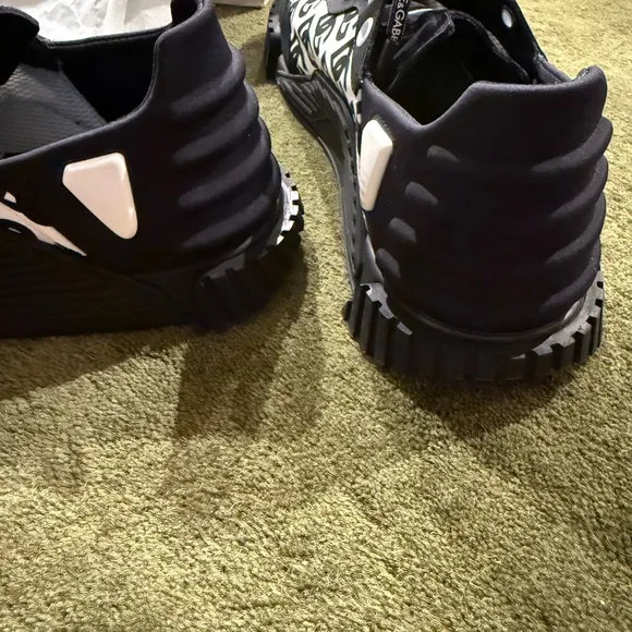 Dolce &amp; Gabbana logo print Black and White Sneakers. Worn once. Dope!