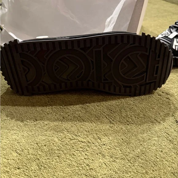 Dolce &amp; Gabbana logo print Black and White Sneakers. Worn once. Dope!