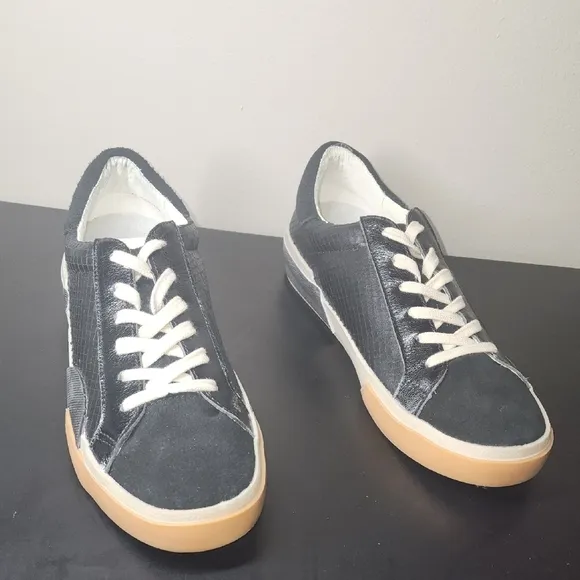 Dolce Vita Black and White Sneakers with Modern Design