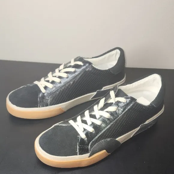 Dolce Vita Black and White Sneakers with Modern Design