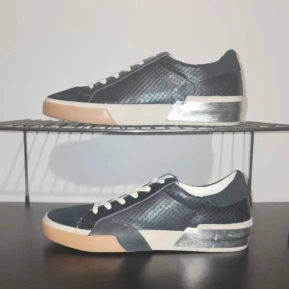 Dolce Vita Black and White Sneakers with Modern Design