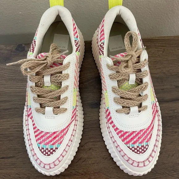 Dolce Vita Colorful Striped Sneakers
