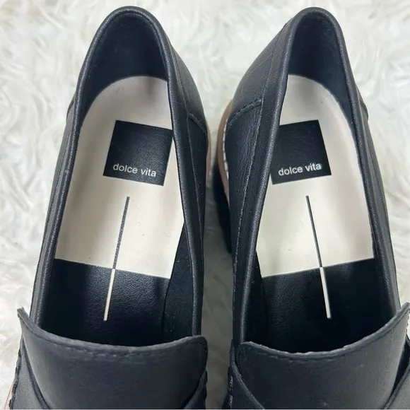 Dolce Vita Loafers Hogan Heels in black Stella size: 9.5