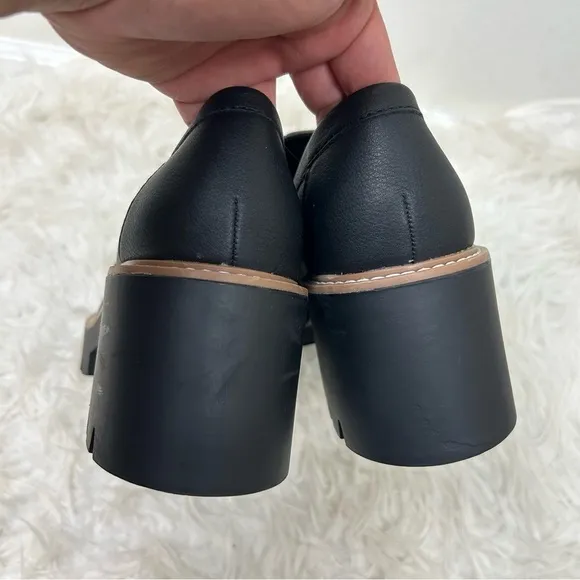 Dolce Vita Loafers Hogan Heels in black Stella size: 9.5