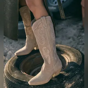 DOLCE VITA SAMARE TALL WESTERN COWBOY  SUEDE BOOTS BRAND NEW W/O TAGS