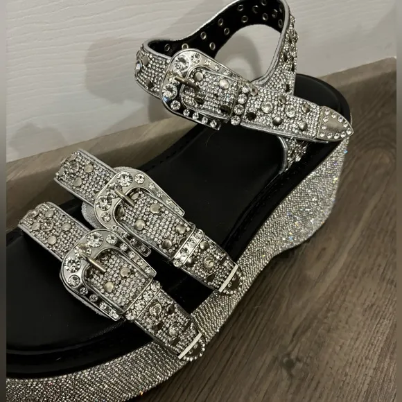 Dolls Kill / Club Exx Radiant Western Platform Sandals