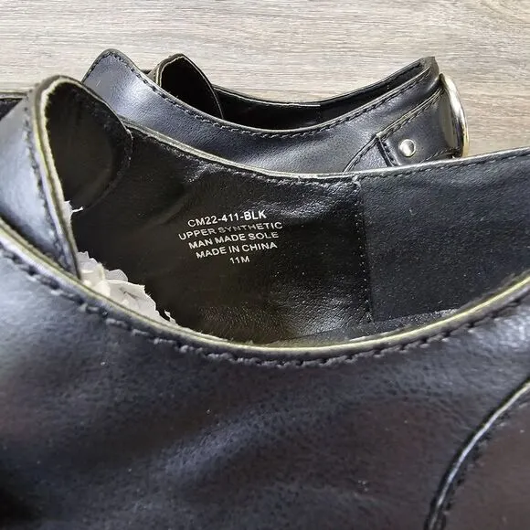Dolls‎ Kill Current Mood Swear Word Platform Loafers Womens Sz 11 Goth Grunge