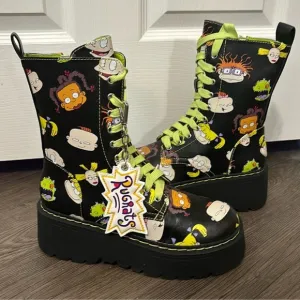Dolls Kill x Rugrats | NWOB All Growed Up Combat Boots