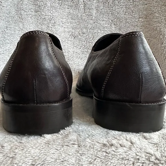 Donald J. Pliner JADOR LOAFER Slip-On with Polished Finish EUC Men Size 10.5M