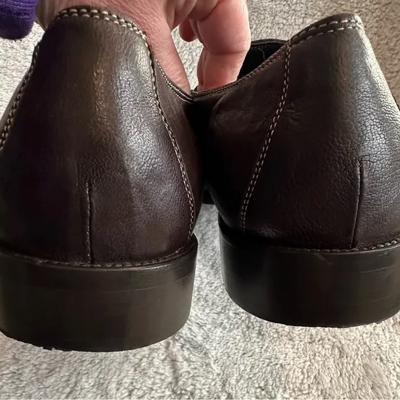 Donald J. Pliner JADOR LOAFER Slip-On with Polished Finish EUC Men Size 10.5M