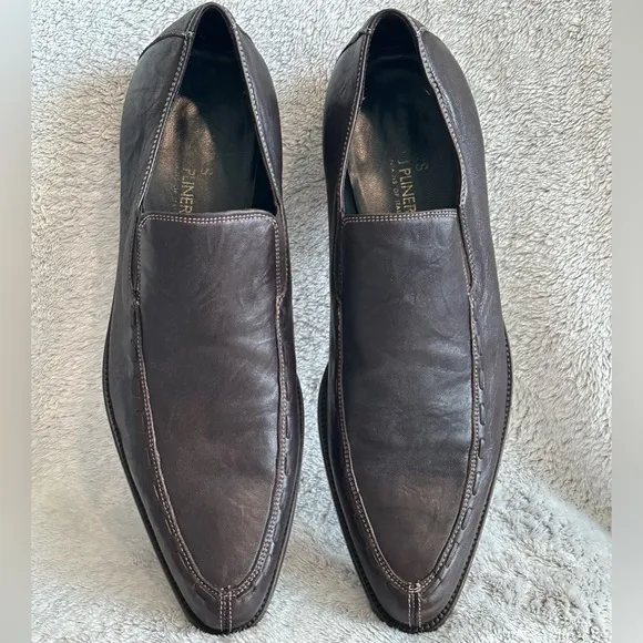 Donald J. Pliner JADOR LOAFER Slip-On with Polished Finish EUC Men Size 10.5M