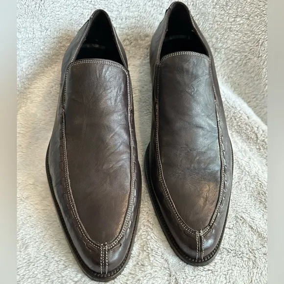 Donald J. Pliner JADOR LOAFER Slip-On with Polished Finish EUC Men Size 10.5M