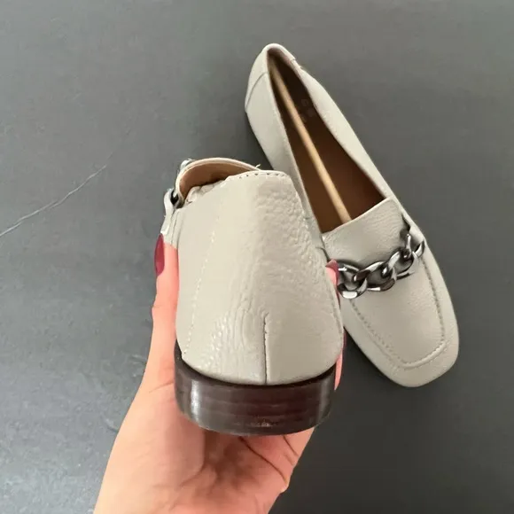 Donald Pliner Bethany Chain Leather Loafers