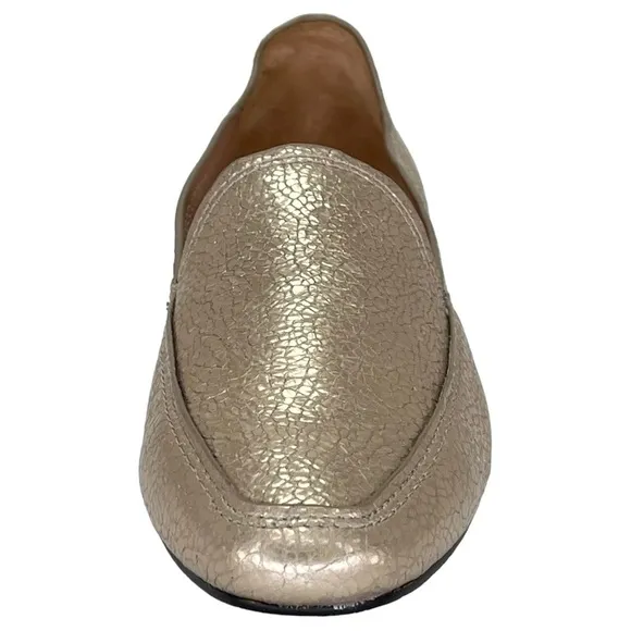 Donald Pliner Icon Rose Gold Metallic Leather Womens Loafer 6M