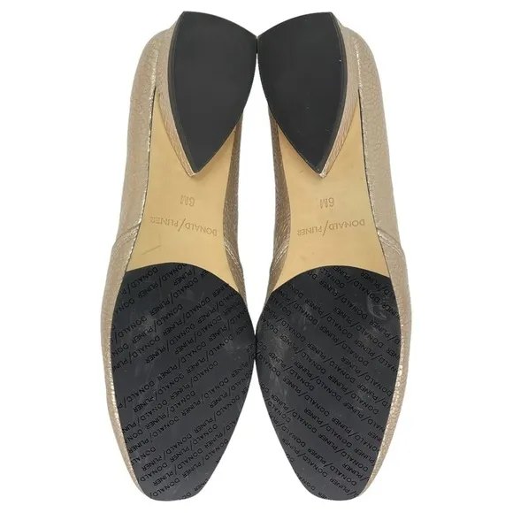 Donald Pliner Icon Rose Gold Metallic Leather Womens Loafer 6M