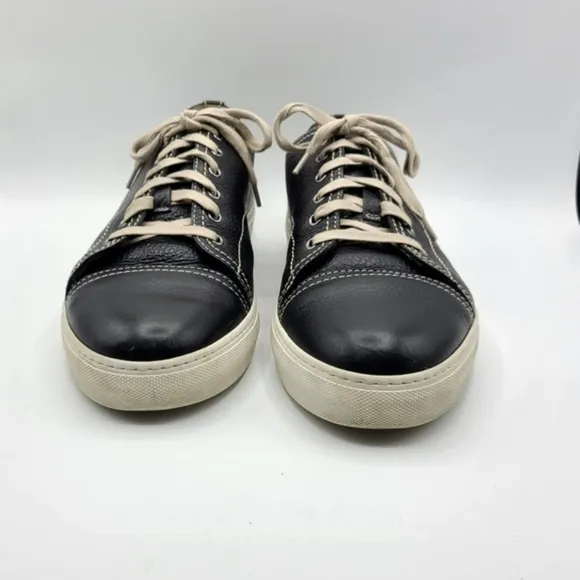 Dooney &amp; Bourke Lewis Shoes Leather Lace Up Black Henrys
