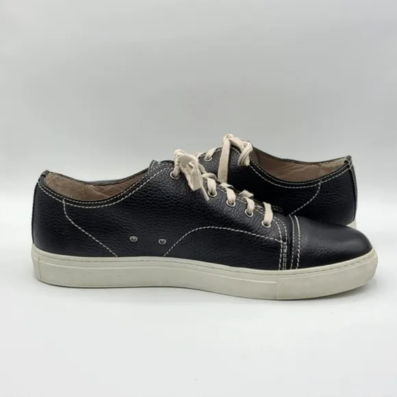 Dooney &amp; Bourke Lewis Shoes Leather Lace Up Black Henrys