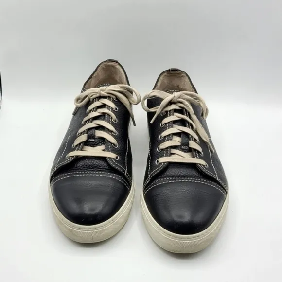 Dooney &amp; Bourke Lewis Shoes Leather Lace Up Black Henrys