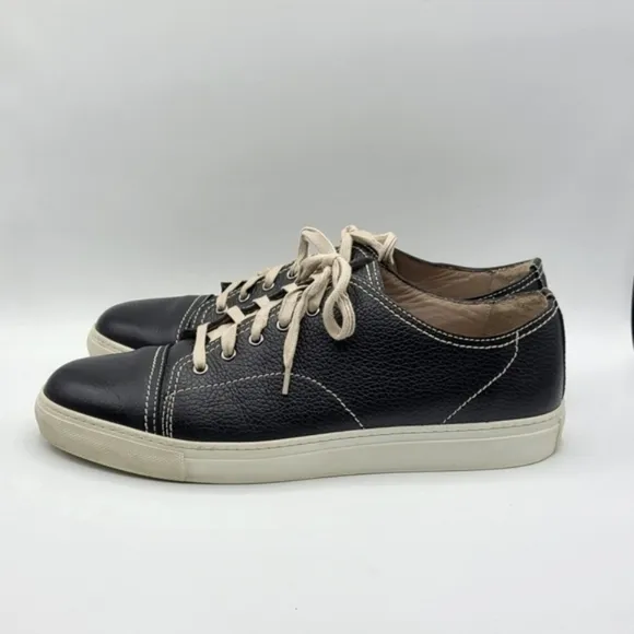 Dooney &amp; Bourke Lewis Shoes Leather Lace Up Black Henrys