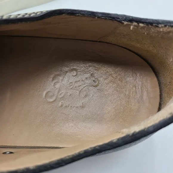 Dooney &amp; Bourke Lewis Shoes Leather Lace Up Black Henrys