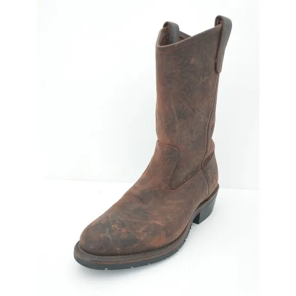 Double H Ranch Wellington Boots Men's Sz 8 EE 2522  AG7 Pull On Western USA