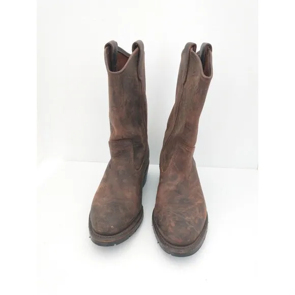 Double H Ranch Wellington Boots Men's Sz 8 EE 2522  AG7 Pull On Western USA