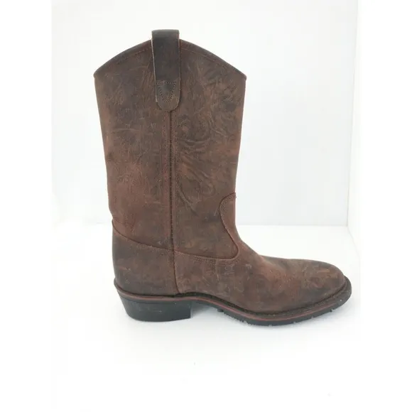 Double H Ranch Wellington Boots Men's Sz 8 EE 2522  AG7 Pull On Western USA