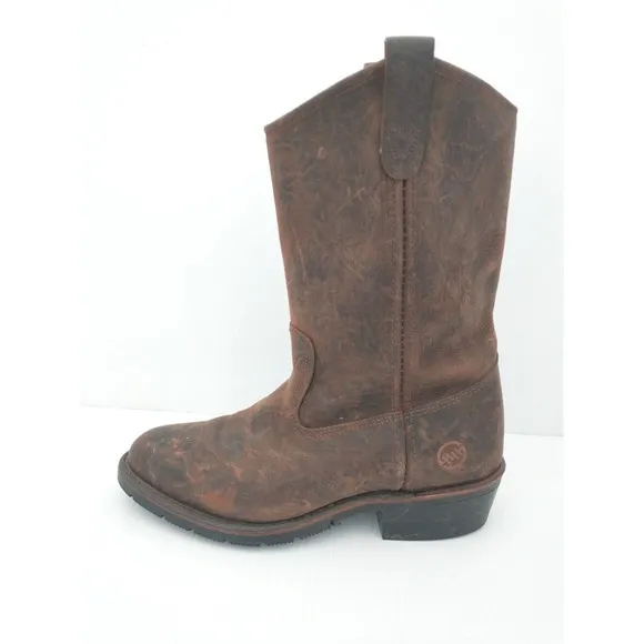 Double H Ranch Wellington Boots Men's Sz 8 EE 2522  AG7 Pull On Western USA
