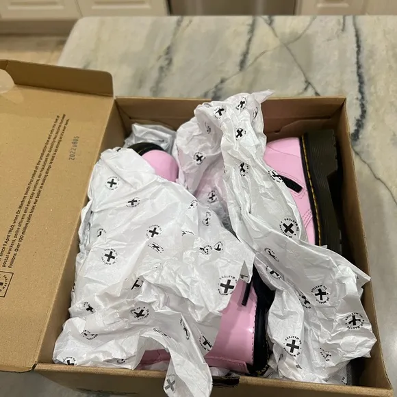 Dr. Martens 1460 Pink Patent Boots