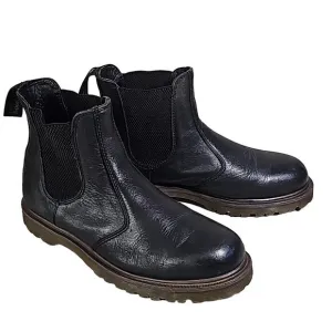 Dr. Martens 2976 Black Leather Chelsea Pull On Boots Mens Size 11