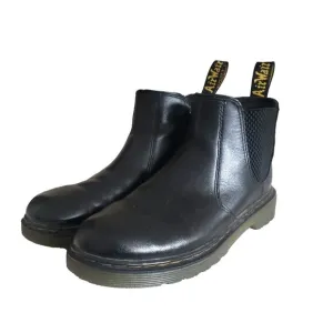 Dr. Martens  Black Leather Chelsea Boot Pull On Boots Kids Size 3 2976J