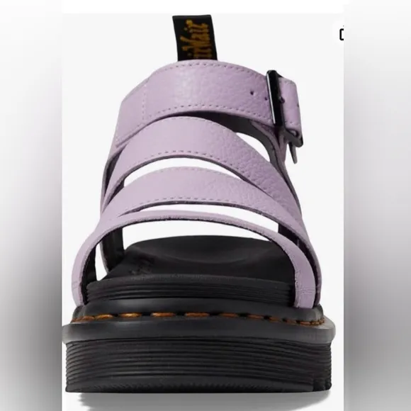 DR MARTENS BLAIRE WOMEN'S PISA LEATHER STRAP SANDALS SIZE 8