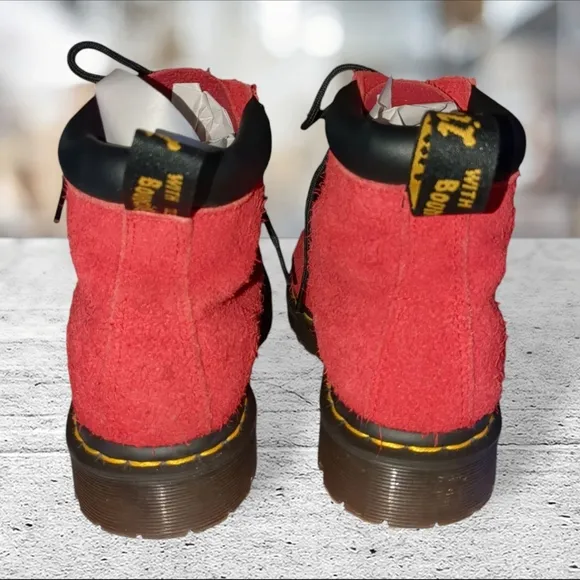 Dr. Martens docs Dm's 939 red ben suede hiker size 9L 8M