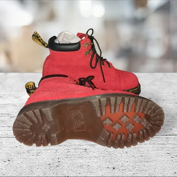 Dr. Martens docs Dm's 939 red ben suede hiker size 9L 8M