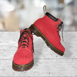 Dr. Martens docs Dm's 939 red ben suede hiker size 9L 8M