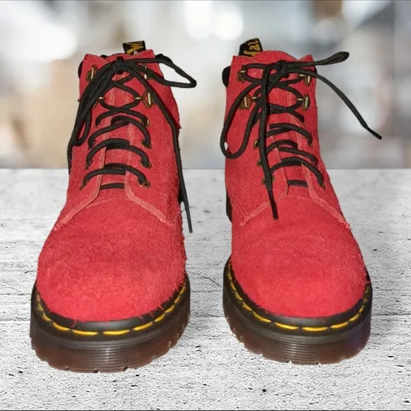 Dr. Martens docs Dm's 939 red ben suede hiker size 9L 8M