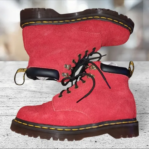 Dr. Martens docs Dm's 939 red ben suede hiker size 9L 8M