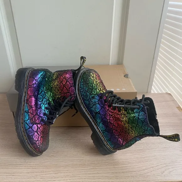 Dr. Martens Kids Toddler Multicolor Boots - SZ 12