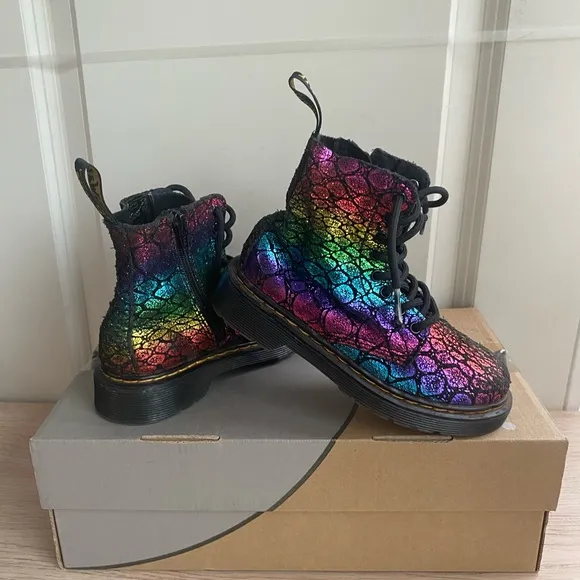 Dr. Martens Kids Toddler Multicolor Boots - SZ 12