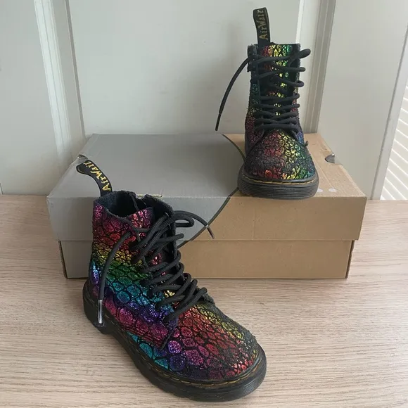 Dr. Martens Kids Toddler Multicolor Boots - SZ 12