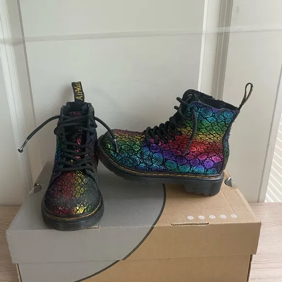 Dr. Martens Kids Toddler Multicolor Boots - SZ 12