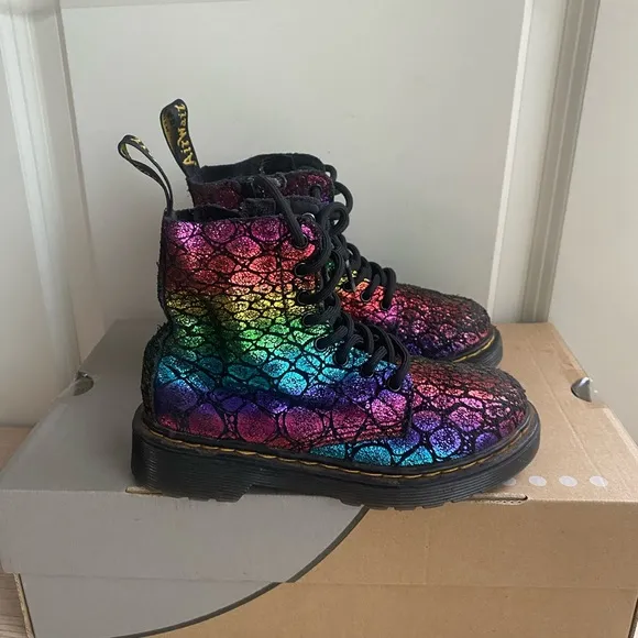 Dr. Martens Kids Toddler Multicolor Boots - SZ 12