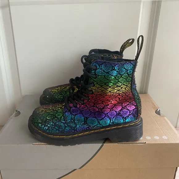 Dr. Martens Kids Toddler Multicolor Boots - SZ 12