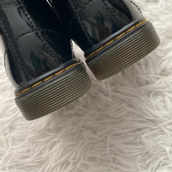 Dr. Martens little kids Black Patent Leather Boots