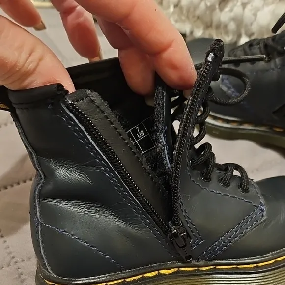 Dr. Martens Navy Blue Boots