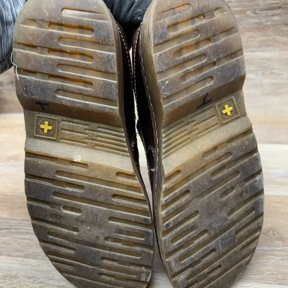 Dr. Martens Neil Brown Leather Casual Slip On  Loafers Men's Size 11M
