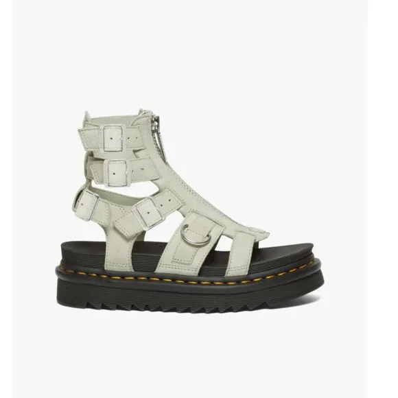 Dr Martens Olson Platform Gladiator Sandal NEW Smoked Mint Size 8 US 39 EUR Doc